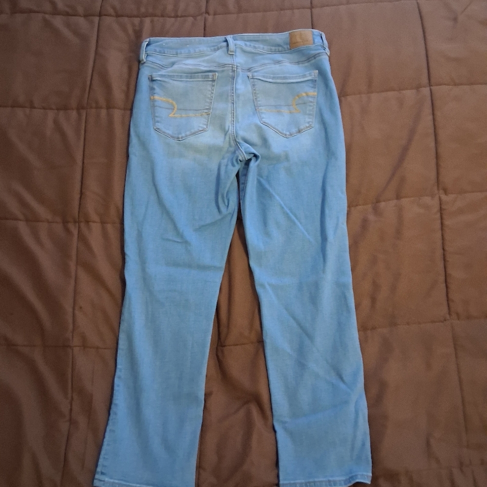 American Eagle Outfitters SUPER STRETCHED SKINNY JEANS. Size 12. - Picture 2 of 10